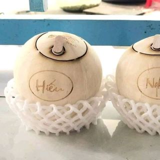 Dừa điêu khắc