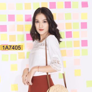 Áo kiểu công sở nữ M Collection A7405