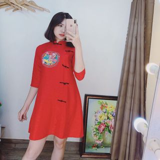áo dài cách tân heo
