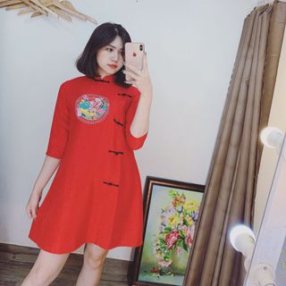áo dài cách tân heo