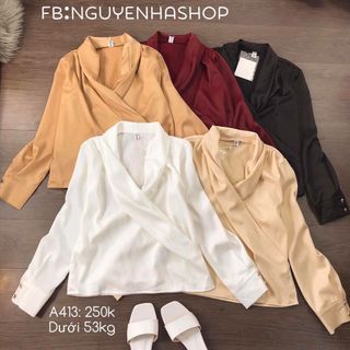 áo sm lụa chéo ngựa