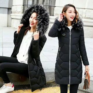 Áo phao form dài hàng xả