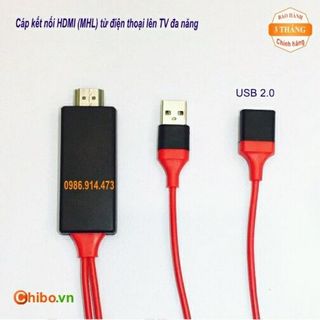 sỉ cable iphone HDMI từ điện thoại sang tivi