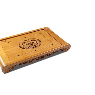 Khay Trà Tre Lưỡng Long Tranh Trâu