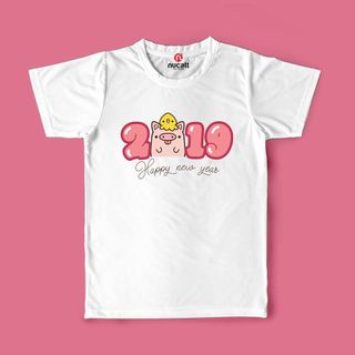 CHUYÊN SỈ ÁO THUN TẾT IN HÌNH HEO KUTE - ATHD05