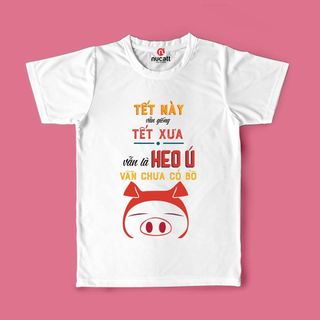 CHUYÊN SỈ ÁO THUN TẾT IN HÌNH HEO KUTE - ATHD05