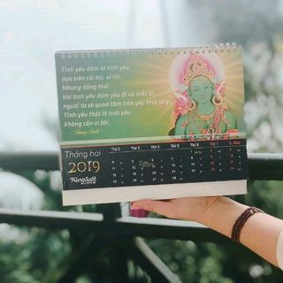 LỊCH ĐỂ BÀN- IN HÌNH PHẬT