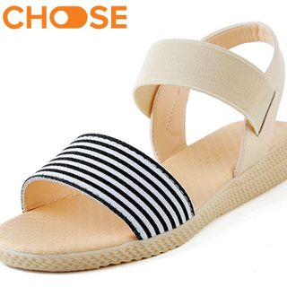Dép Sandal/ Quai Hậu Nữ Đé Bằng Nhựa Cực Bền Cực Nhẹ Phong Cách Hàn Quốc 0302