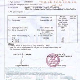 Tinh dầu sả chanh chai 100ml