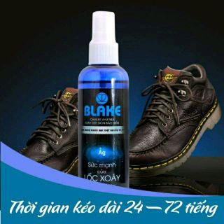 xịt khử mùi giày dép blake chai 100ml