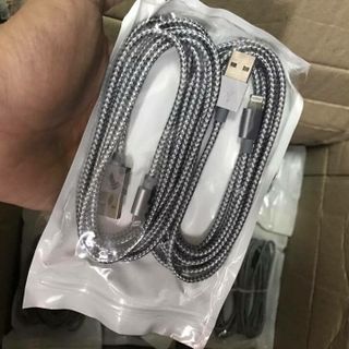 Dây sạc lightning bọc dù 2m