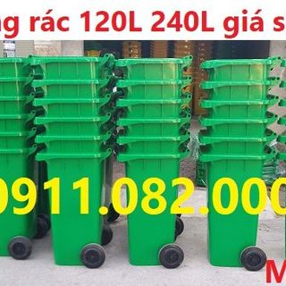 Cung cấp thùng rác 120 lít 240 lít 660 lít giá rẻ- thùng rác môi trường