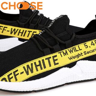 Sneaker Nam Giày Lười Thể Thao Trắng Đen OFF-WHITE Phong Cách Bụi Bặm Cá Tính 0802