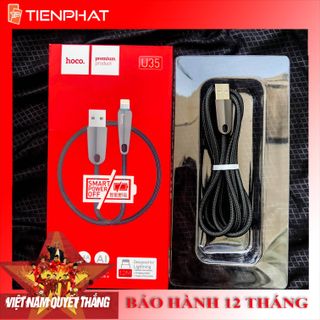 Cáp Sạc Iphone Tự Ngắt Khi Đầy Pin Sạc Nhanh Dây Cực Bền Đèn Led Tinh Tế - Hoco