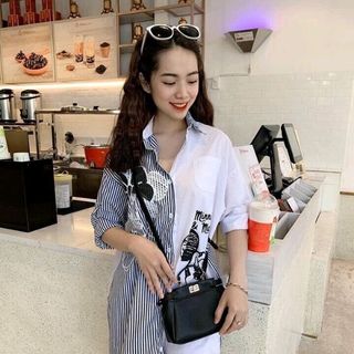 đầm sơ mi mickey giá sỉ