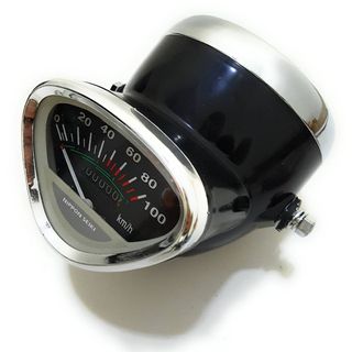 Bộ Pha Đèn Đồng Hồ Đen xe Honda 66 67 SS50 Giả Zin
