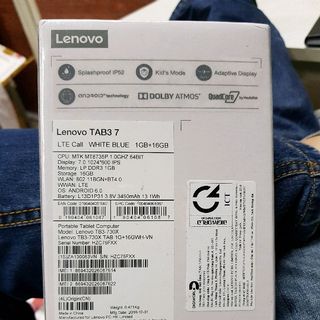 máy tính bảng lenovo tab3 7 mới 100