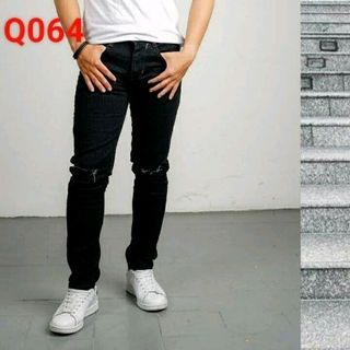 Quần jeans rách gối co giãn giá sỉ