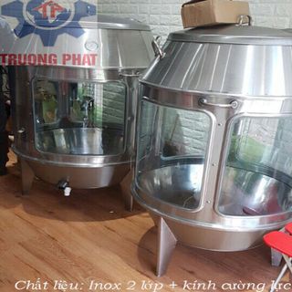 Lò Quay Vịt Bằng Than T90 có kính