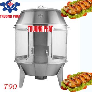 Lò Quay Vịt Bằng Than T90 có kính