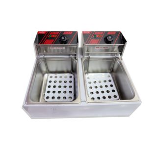 Bếp chiên nhúng điện đôi HX-82