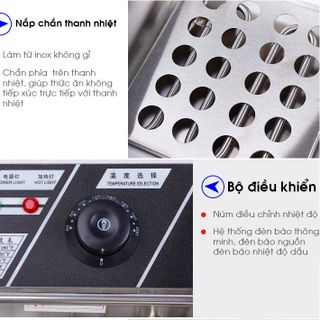 Bếp chiên nhúng điện đôi HX-82