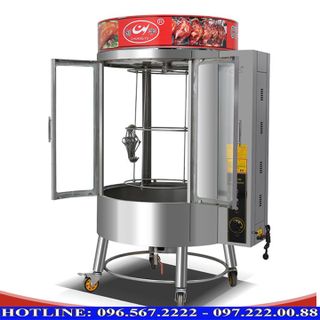 Lò Quay Vịt Hai Chức Năng Than- Gas 850