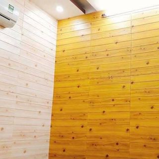 Xốp dán tường giả gỗ