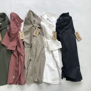 Sơ mi bán tết vải Linen dư xịn ngắn tay nhiều màu