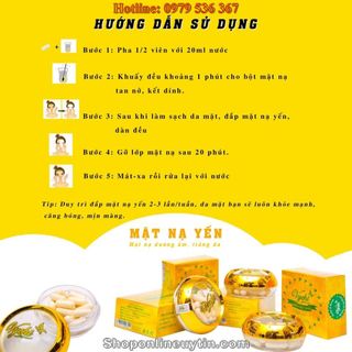 Mặt Nạ Yến Vychi giá sỉ