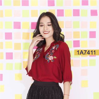 Áo kiểu công sở nữ M Collection A7411