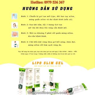 Gel Tan Mỡ LiPo Slim Vychi