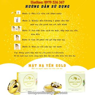 Mặt Nạ Yến Gold Vychi