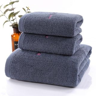 Set 2 Khăn tắm dày 34x7570x140siêu thấm chất liệu 100 cotton 120g450g 130