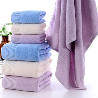 Khăn lớn 70x140 siêu dày mềm mại chất liệu cotton mềm mại 450g 123
