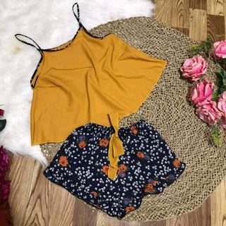 sét mặc nhà hai dây