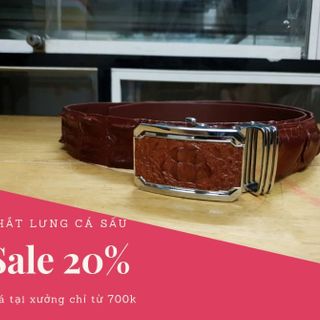 Thắt lưng cá sấu nam