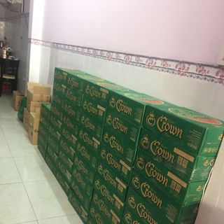 Bia Crown Xanh Campuchia giá sỉ