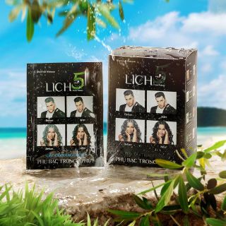 Dầu gội thảo dược đen tóc LICH 5