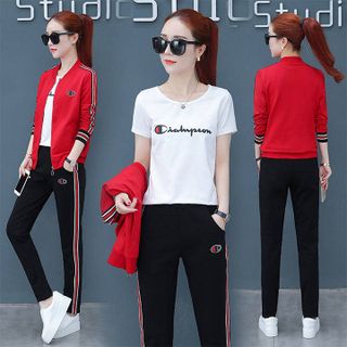 Đồ bộ thể thao áo khoác champion TT237 Set 3 món