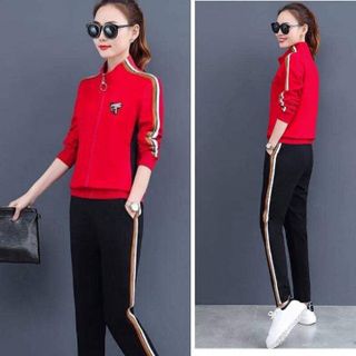 Đồ bộ thể thao nữ thêu con ong TT243