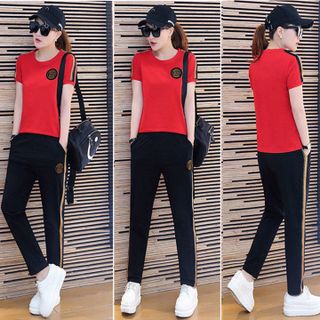 Đồ bộ thể thao nữ thêu logo F5 TT275