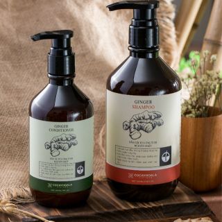 Combo Dầu gội xả Gừng- ngăn rụng tóc sạch da đầu trị gàu