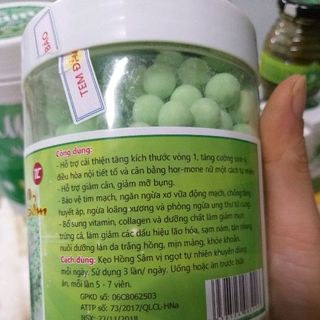 kẹo mầm hồng sâm