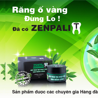 Zenpali - Bột than tre hoạt tính làm trắng răng