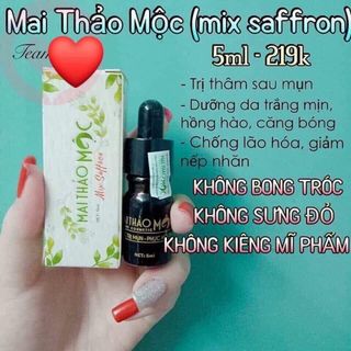 Mai Thảo Mộc Mix Saffron 5ml