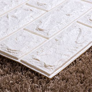 XỐP DÁN TƯỜNG 3D GIẢ GẠCH 70X77CM - XỐP DÁN CHỐNG ẨM CÁCH ÂM CHỐNG ỒN- SALE KỊCH SÀN