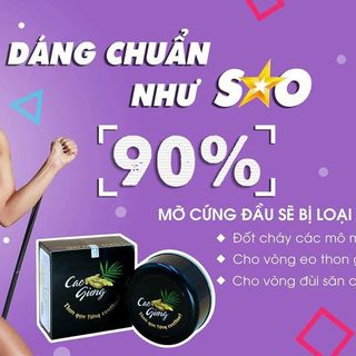 Cao gừng nguyên chất đốt cháy mỡ bụng