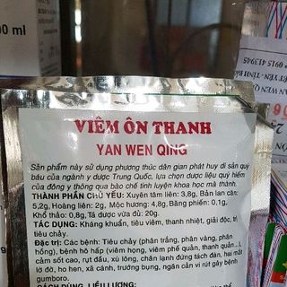 Viêm Ôn Thanh - Thuốc thú y cho Gà