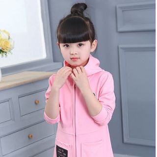 ÁO KHOÁC THUN BÉ GÁI FORM DÀI -TTSP1235